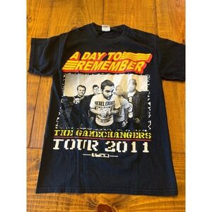 Vintage 2011‎ The GamesChangers  Music Tour Concert T-Shirt Mens Size small